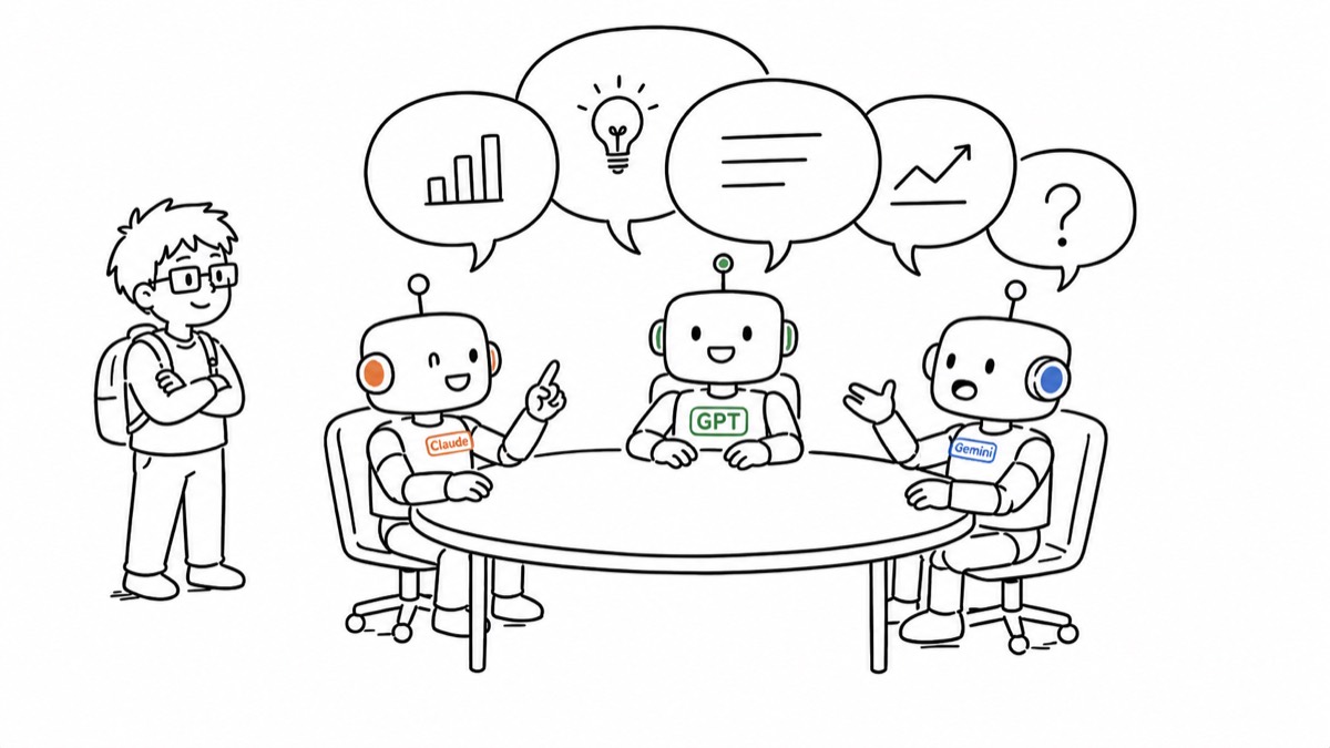 AI 們坐上同一張圓桌討論